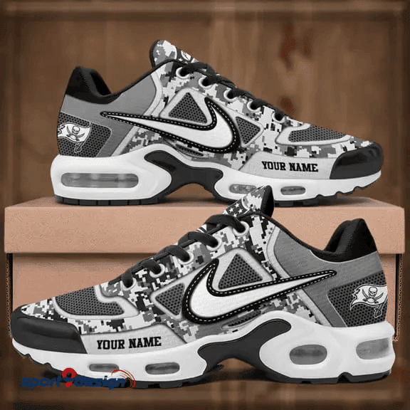 Tampa Bay Buccaneers Custom Camo Print Athletic T-N Sneakers PBIBA0I