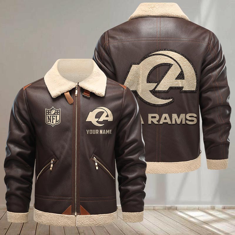 Los Angeles Rams DMLK0408 Leather Jacket