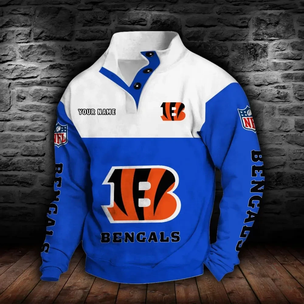 Cincinnati Bengals NFL Sports Sweatshirt Colorful PBXW8RF