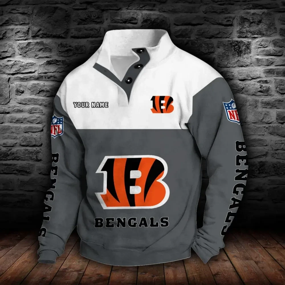 Cincinnati Bengals NFL Sports Sweatshirt Colorful PBXW8RF