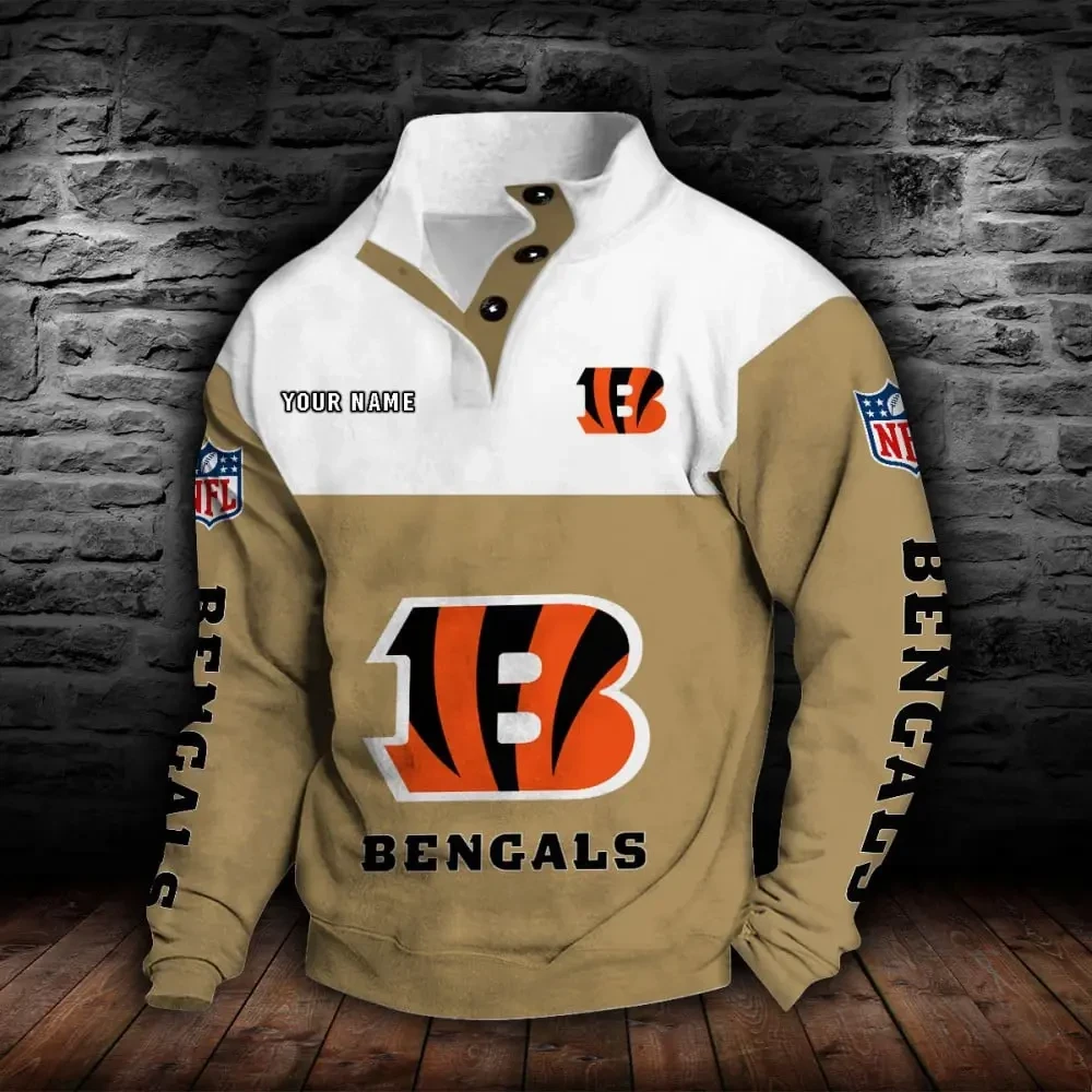 Cincinnati Bengals NFL Sports Sweatshirt Colorful PBXW8RF