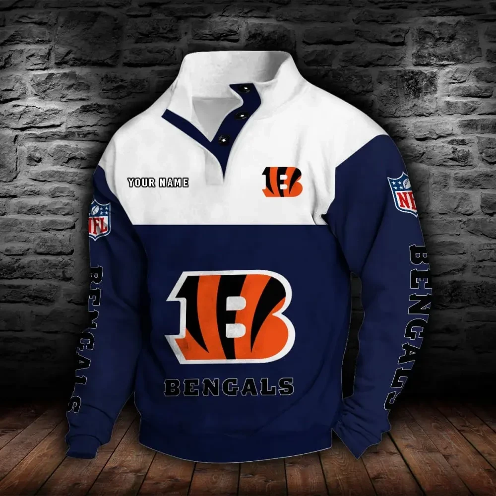Cincinnati Bengals NFL Sports Sweatshirt Colorful PBXW8RF
