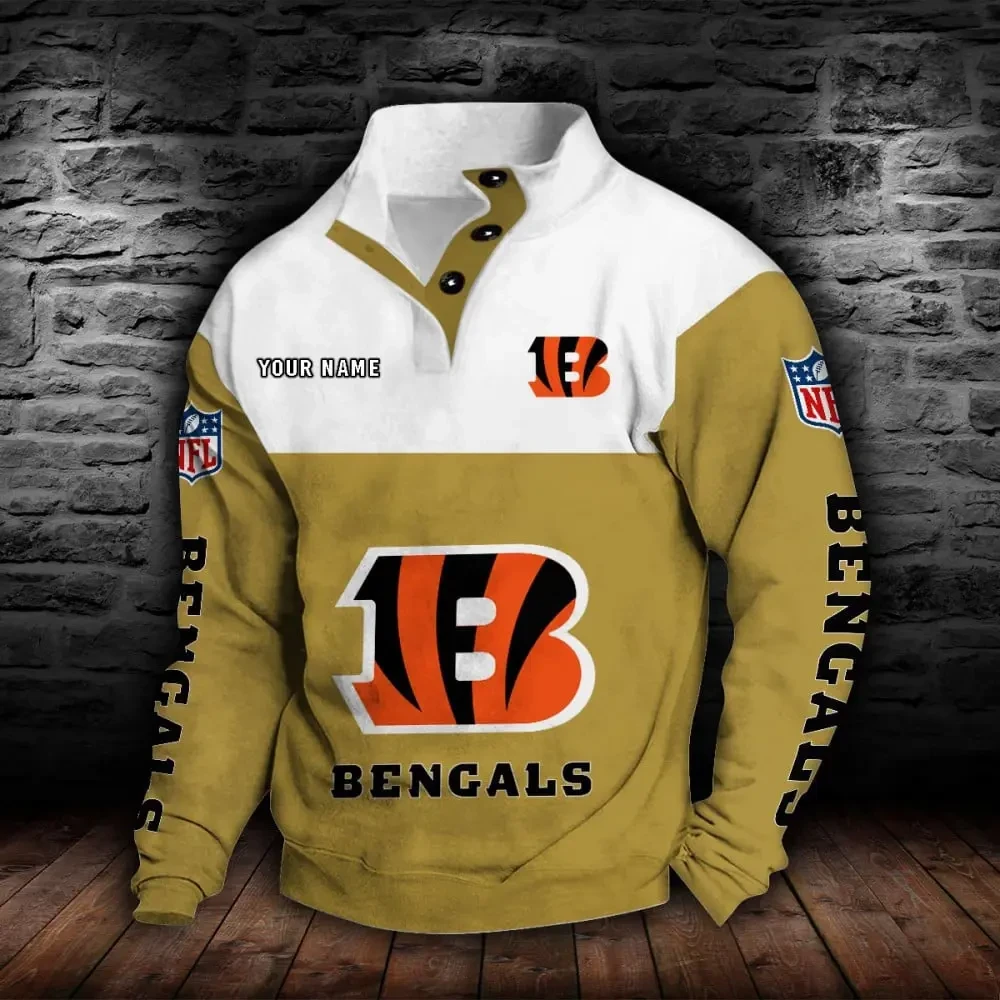 Cincinnati Bengals NFL Sports Sweatshirt Colorful PBXW8RF