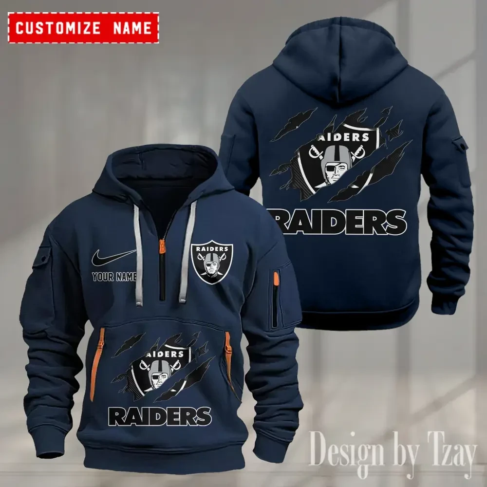 Las Vegas Raiders Heavy Fleece Pullover Hoodie PB2MIA4