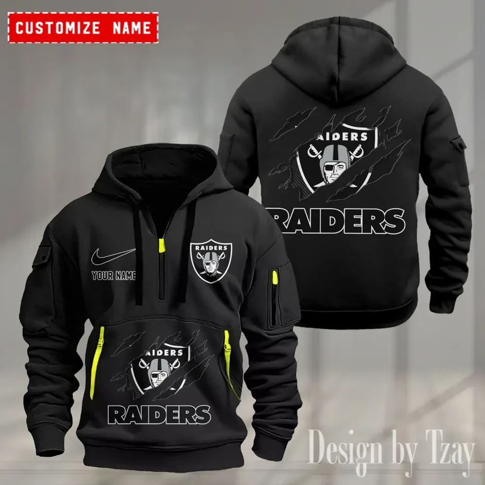 Las Vegas Raiders Heavy Fleece Pullover Hoodie PB2MIA4