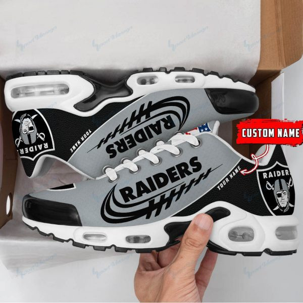 Las Vegas Raiders Personalized Plus T-N Youth Sneakers PBT3PAA