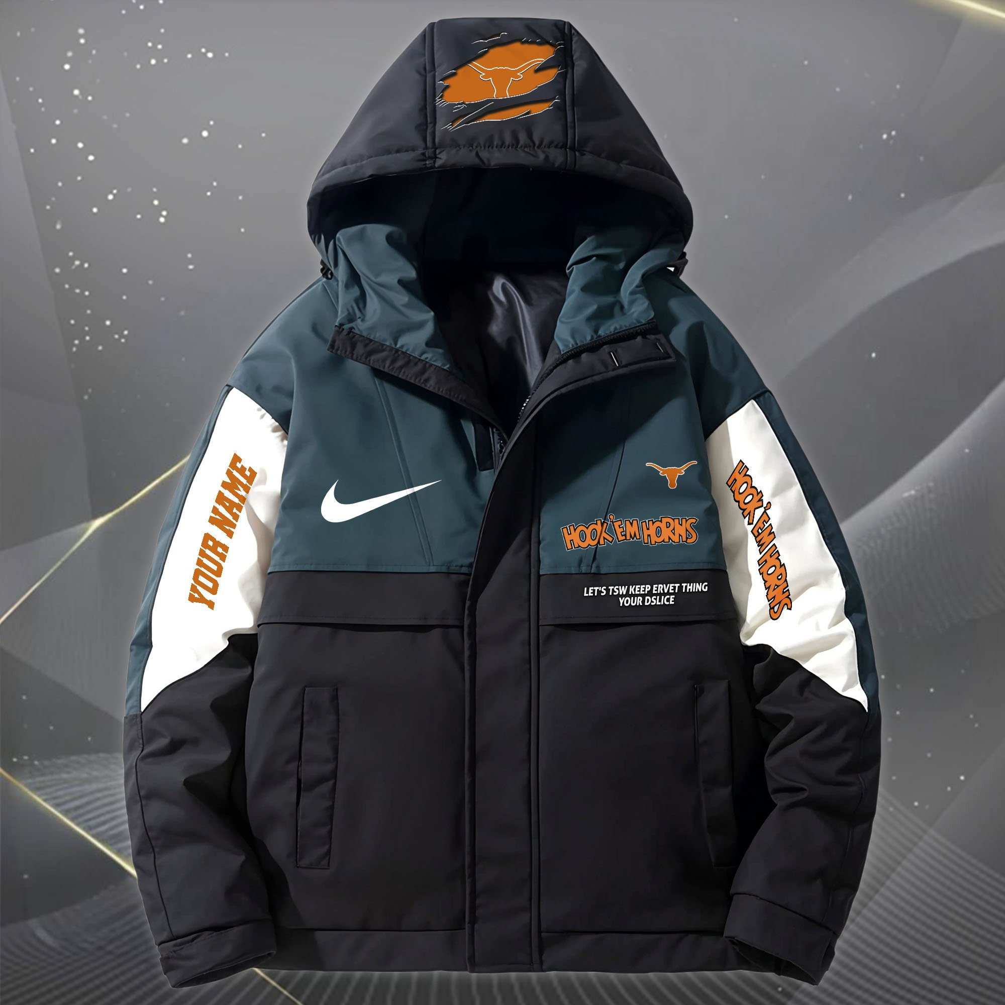 Texas Longhorns Outdoor Windproof Jacket PBM0DOF