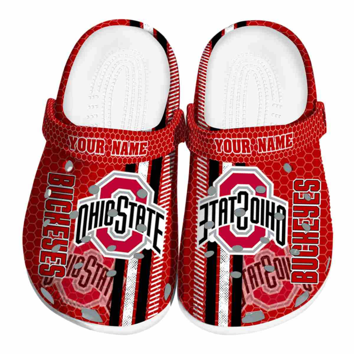 NCAAF Ohio State Buckeyes Clogs Shoes Nicegift CRCH2