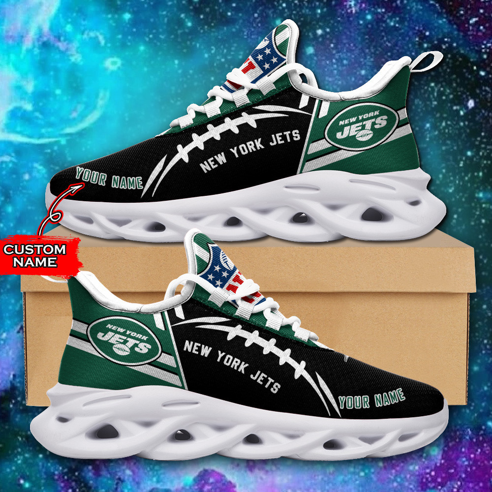 New York Jets Personalized Yezy Running Sneakers SPD743