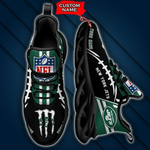 New York Jets Personalized Yezy Running Sneakers PBBA20G