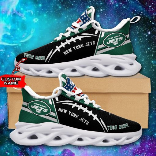 New York Jets Personalized Yezy Running Sneakers PBBA20G