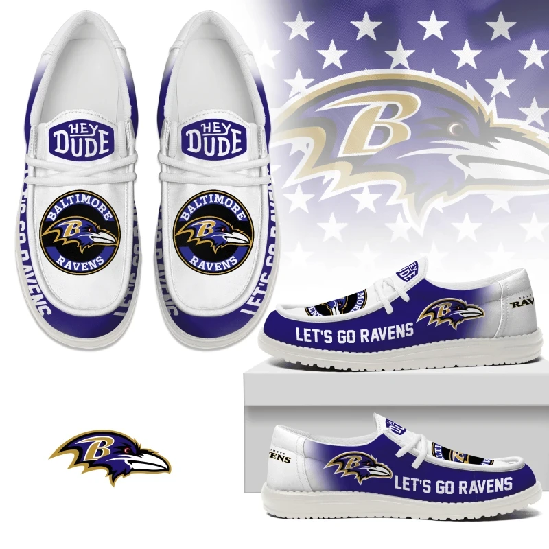 Baltimore Ravens Premium Loafer Shoes NY AZBTDUDE000080