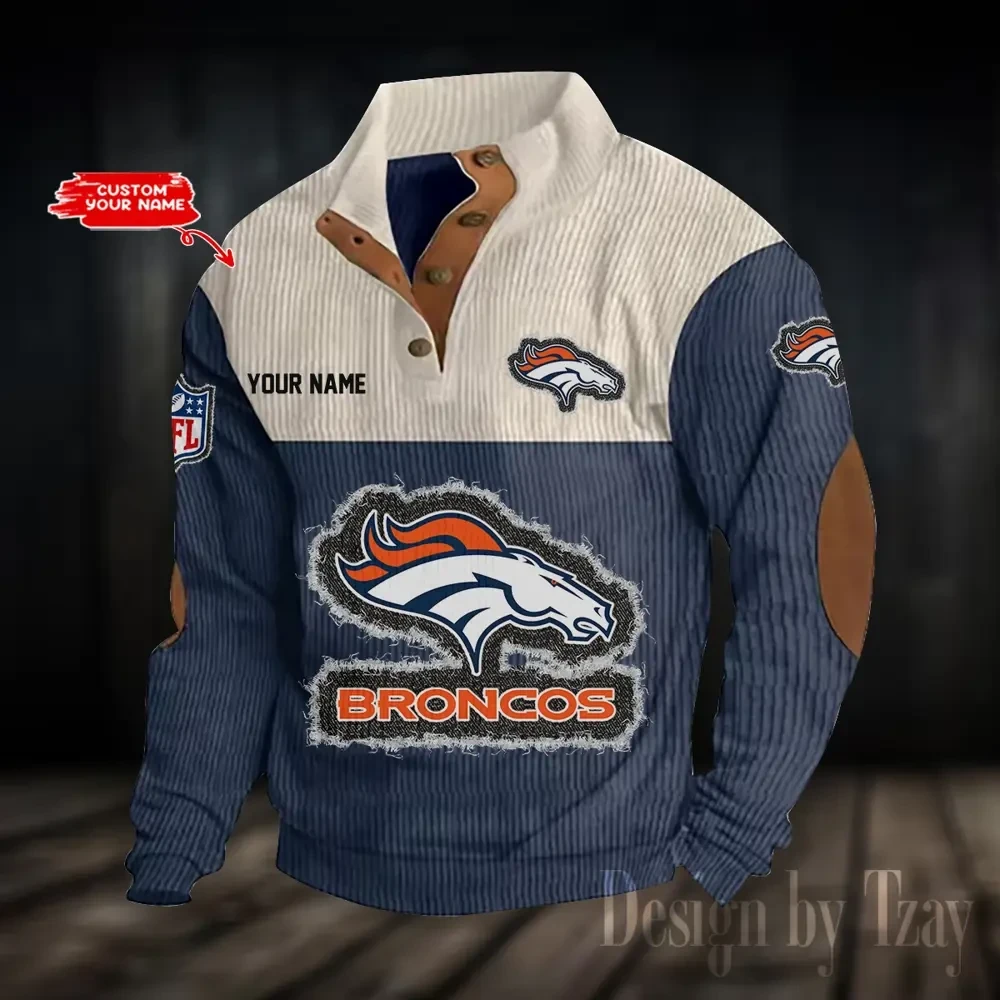 Denver Broncos Sports Print Sweatshirt PBOKHD1