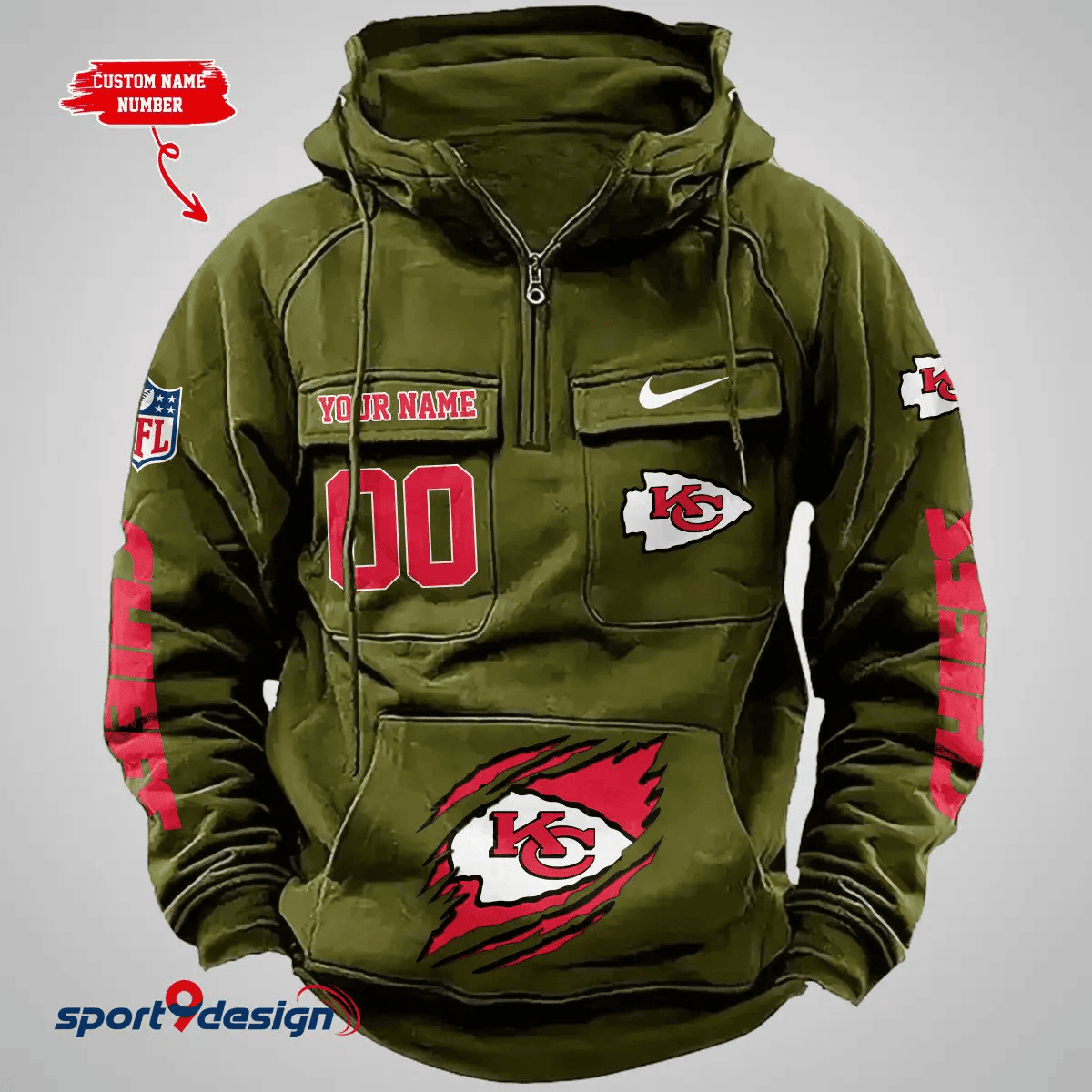Kansas City Chiefs Vintage Men Hoodie PBVXX41