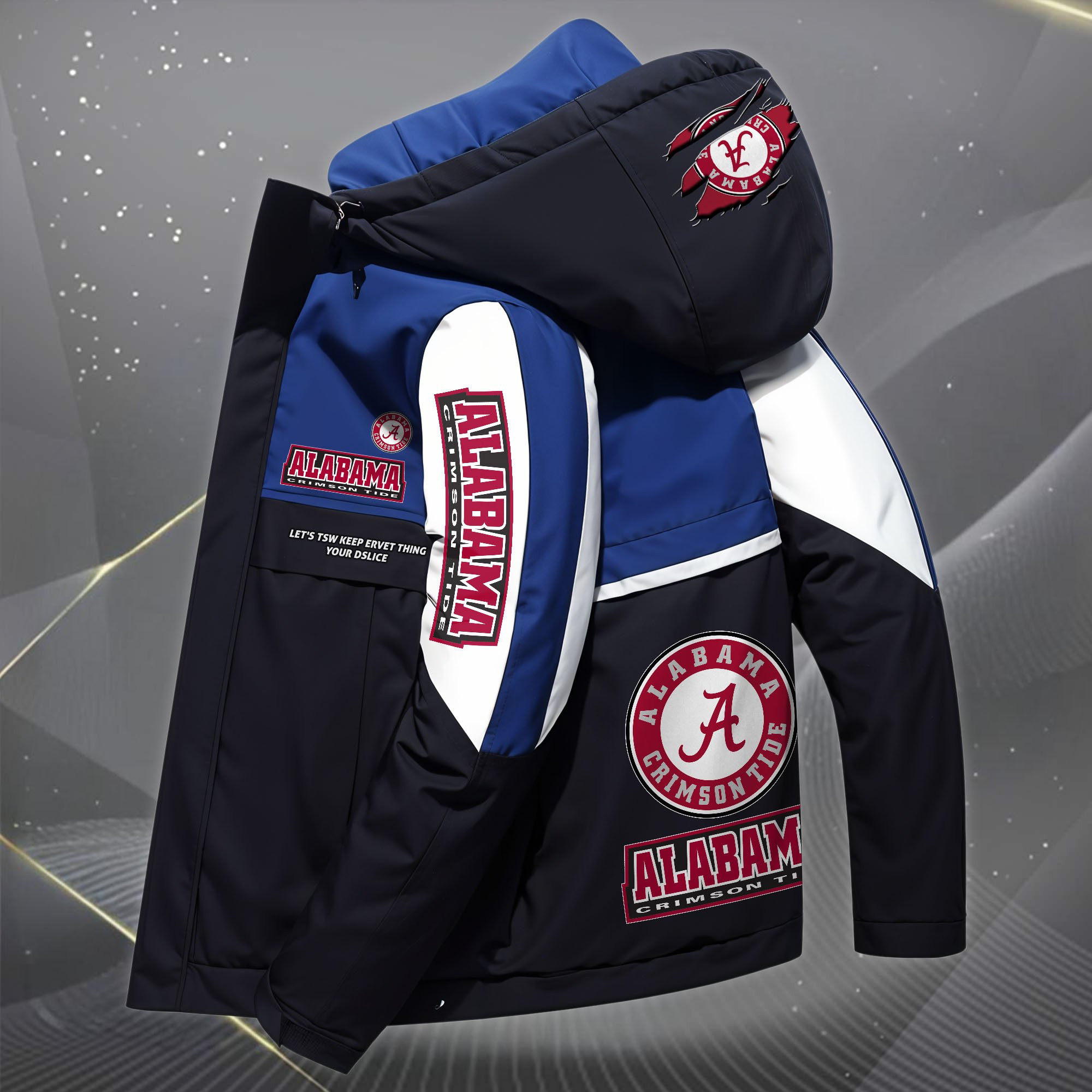 Alabama Crimson Tide Outdoor Windproof Jacket SPTOWPJ22