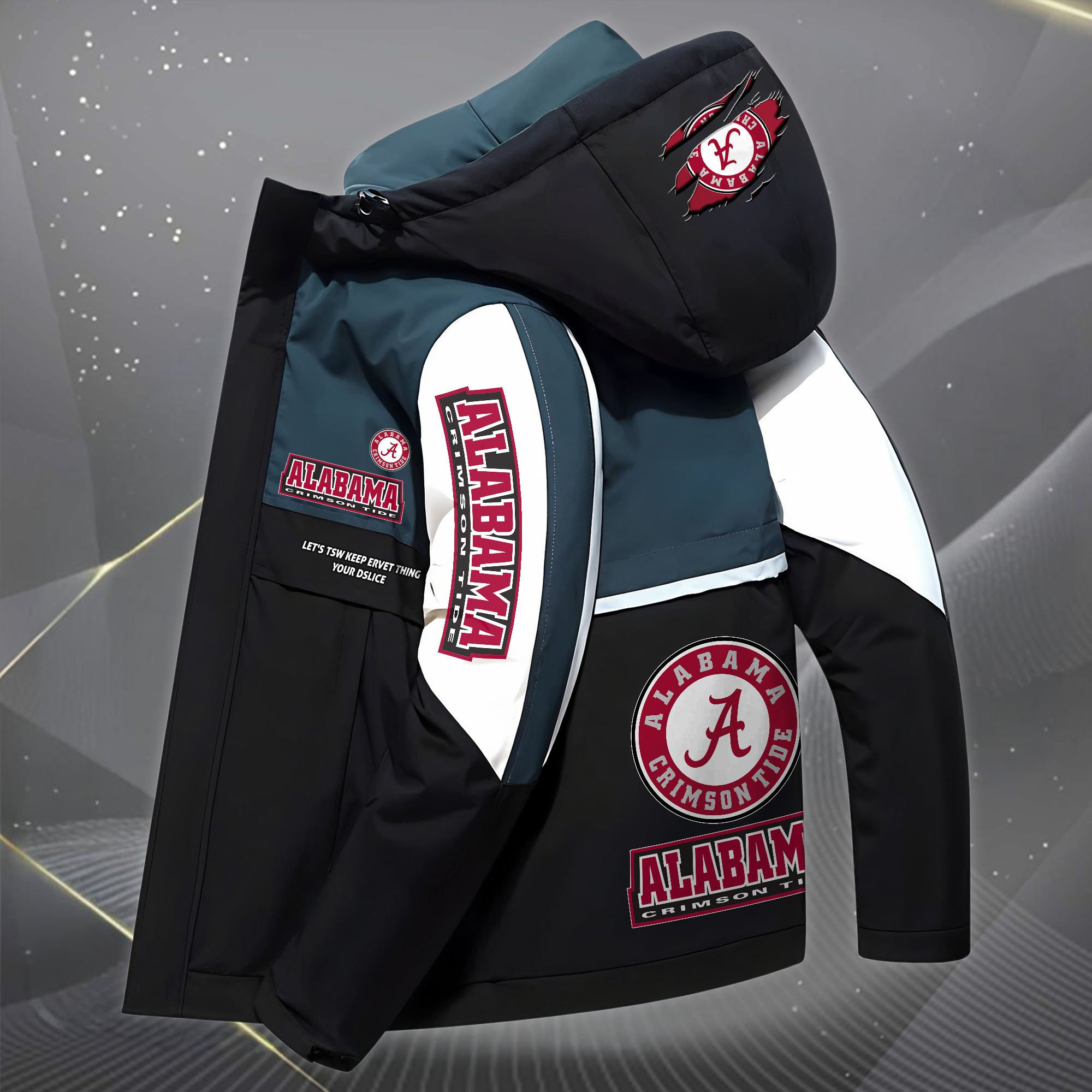 Alabama Crimson Tide Outdoor Windproof Jacket PB3SIO0
