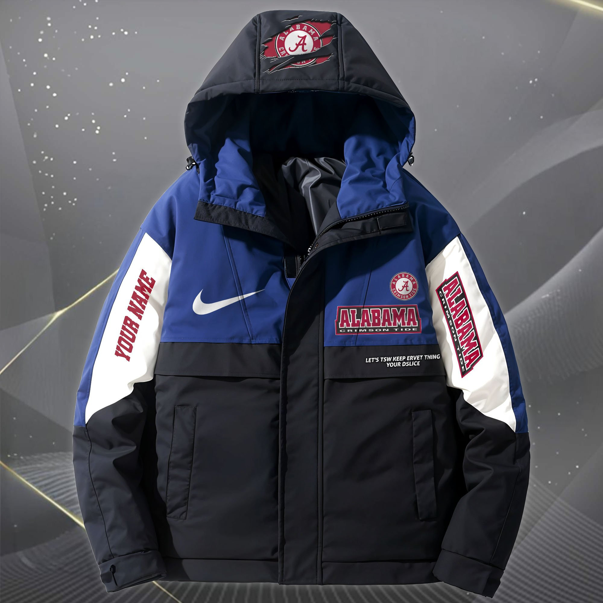 Alabama Crimson Tide Outdoor Windproof Jacket PB3SIO0