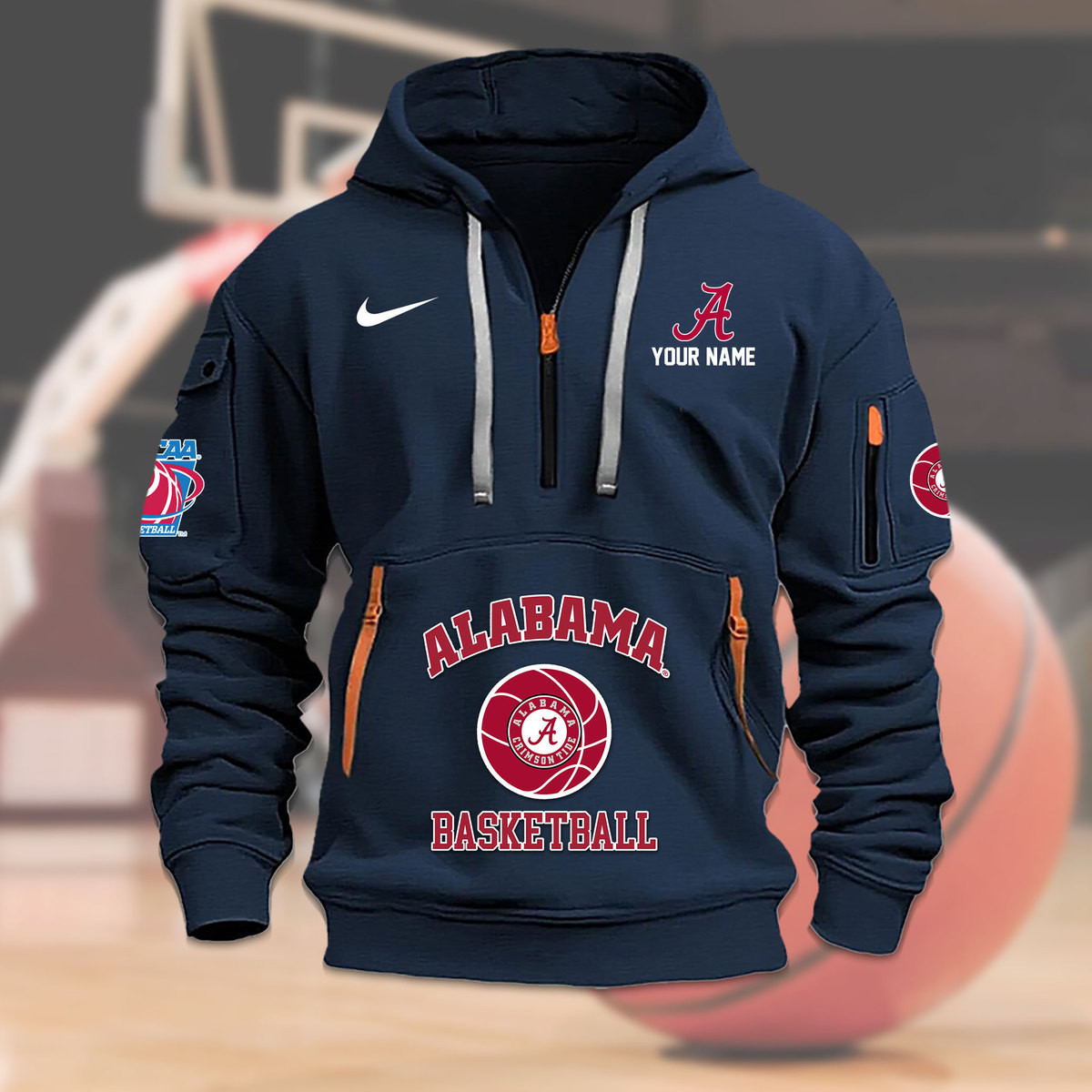 Alabama Crimson Tide Heavy Fleece Pullover Hoodie PB5PDNN