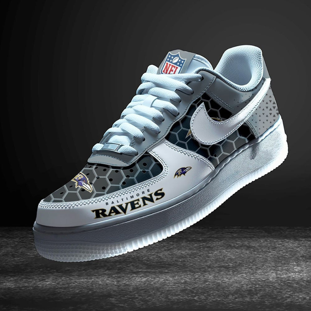 Baltimore Ravens | New Collection Trending Air Force 1 Multicolor Sneakers
