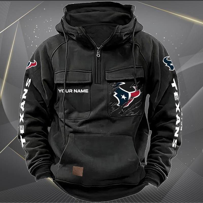 Houston Texans Vintage Men Hoodie AZVMHD044