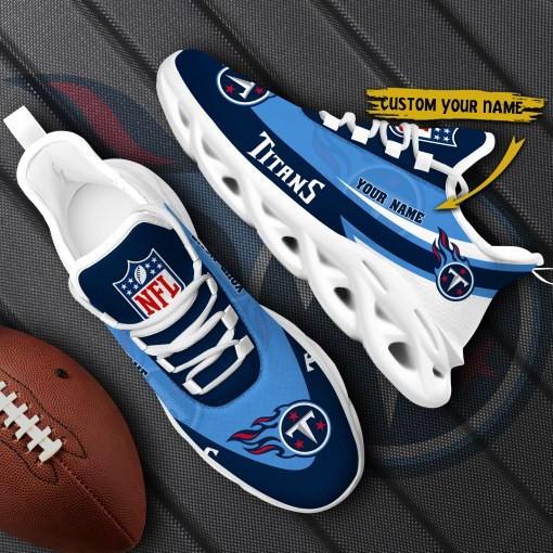 Tennessee Titans Personalized Yezy Running Sneakers PBCN0AE