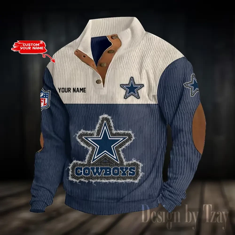 Dallas Cowboys Sports Print Sweatshirt PBEPQ9G
