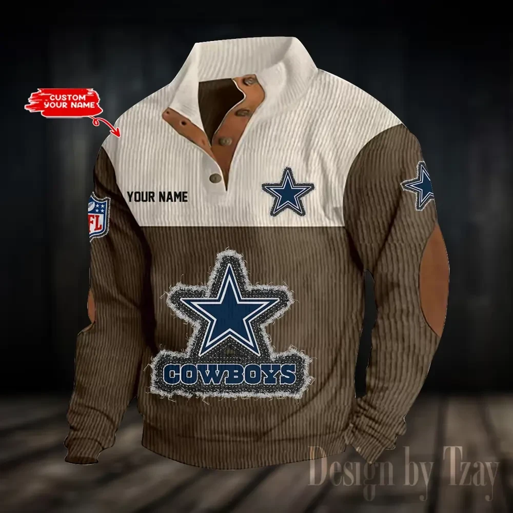 Dallas Cowboys Sports Print Sweatshirt PBEPQ9G