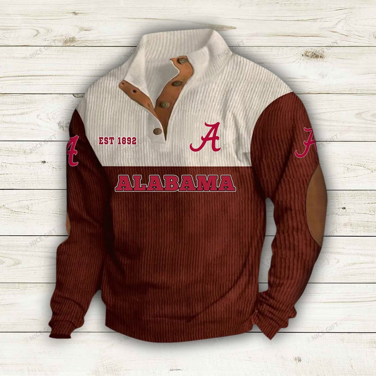 Alabama Crimson Tide NCAA Double Collar Hoodies PBZL5AJ