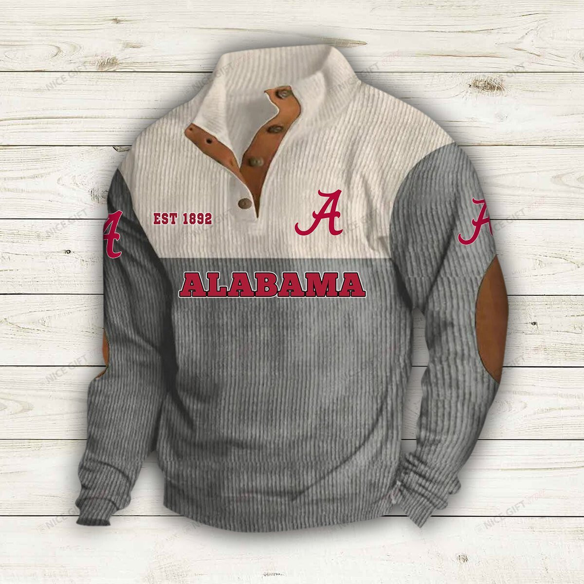 Alabama Crimson Tide NCAA Double Collar Hoodies PBZL5AJ