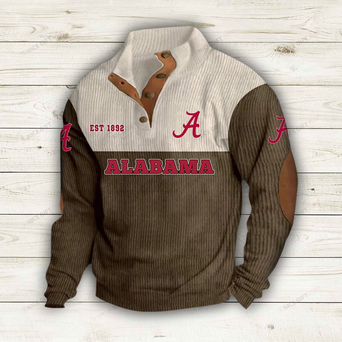 Alabama Crimson Tide NCAA Double Collar Hoodies PBZL5AJ