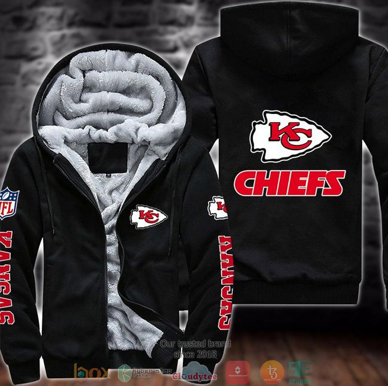 NFL Kansas City Chiefs Fleece Zip Hoodie FZH34