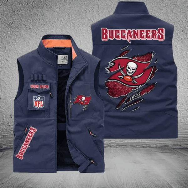 Tampa Bay Buccaneers Sleeveless Jacket Multicolor PB1Q4LK