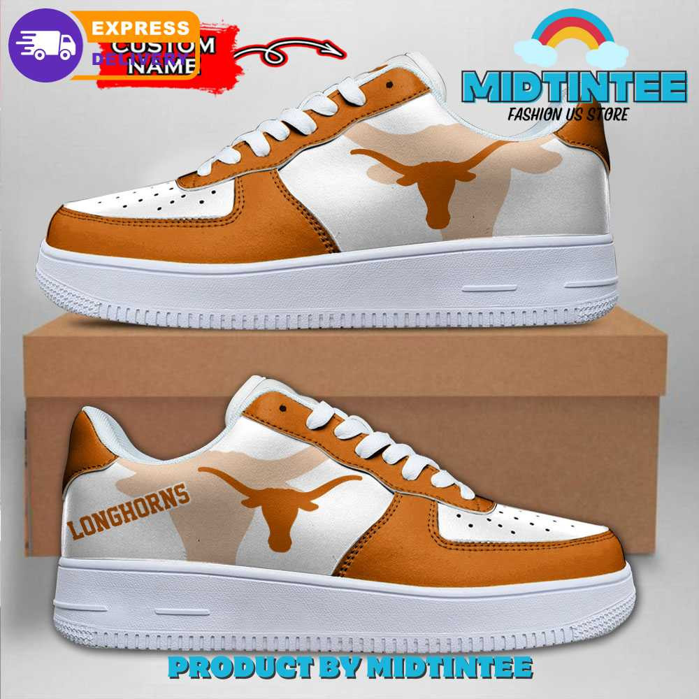 Texas Longhorns Personalized AF1 Shoes BG7HJ