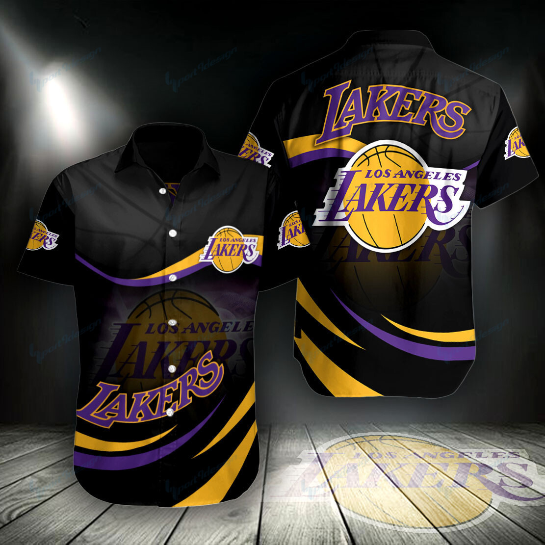 Los Angeles Lakers Button Shirt BG711