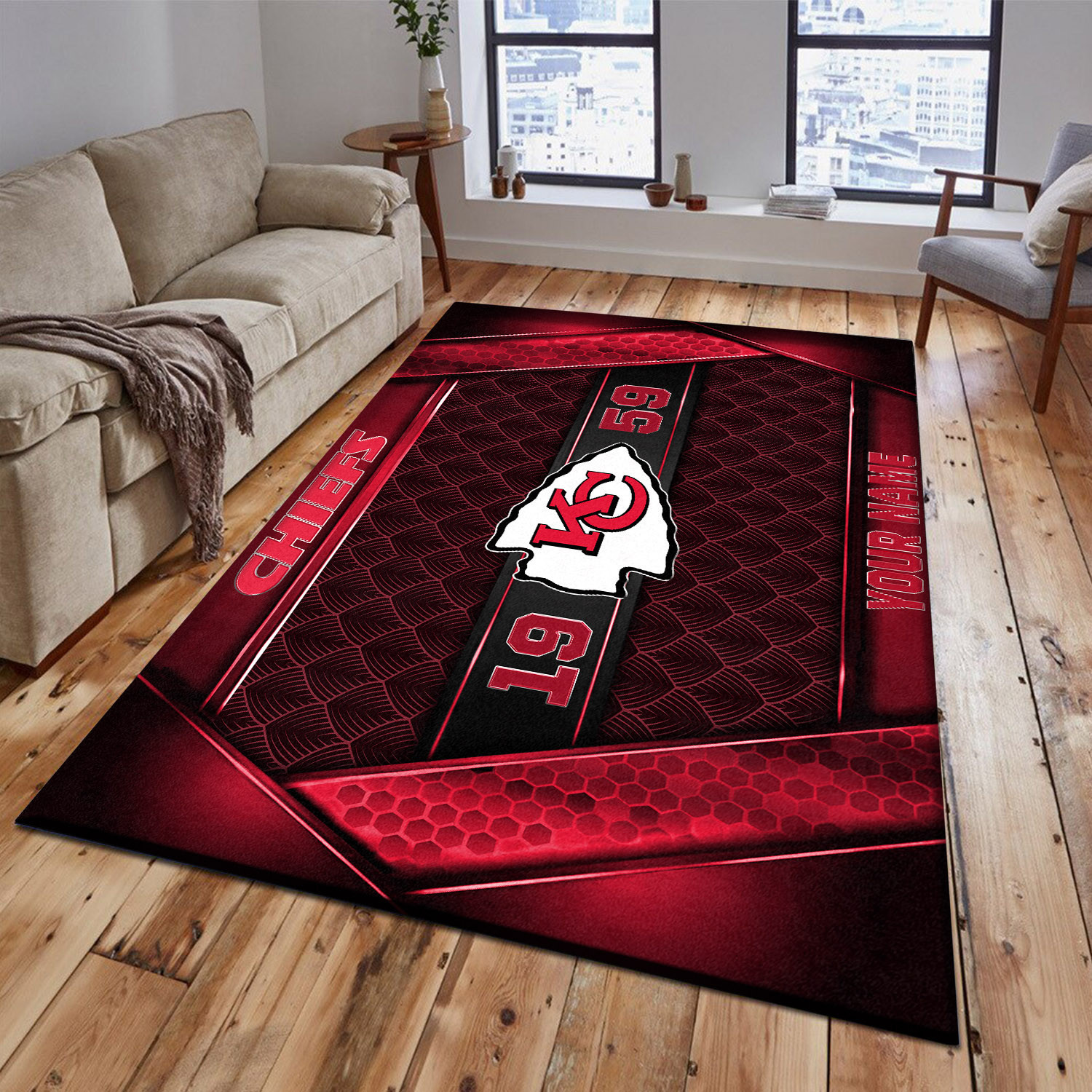 Kansas City Chiefs Area Rug PBMQ2JQ