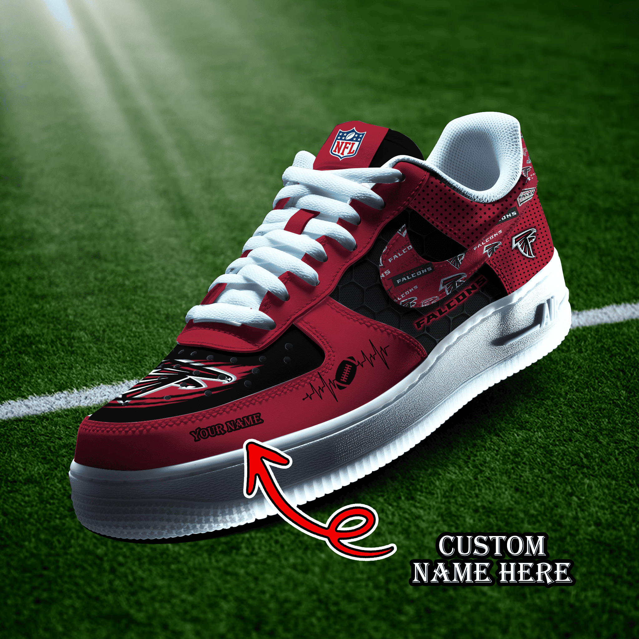 Atlanta Falcons | Air Force 1 HeartBeat Ball Trending