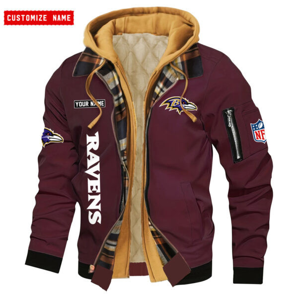 Baltimore Ravens Jacket Casual Fake Two Piece Design PBM3KXH