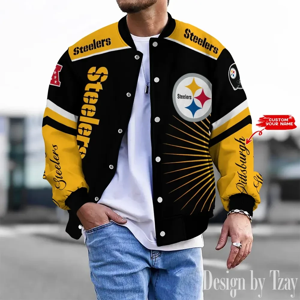 Pittsburgh Steelers Unisex Exclusive Styles Varsity Jacket SPTBBJACKET582