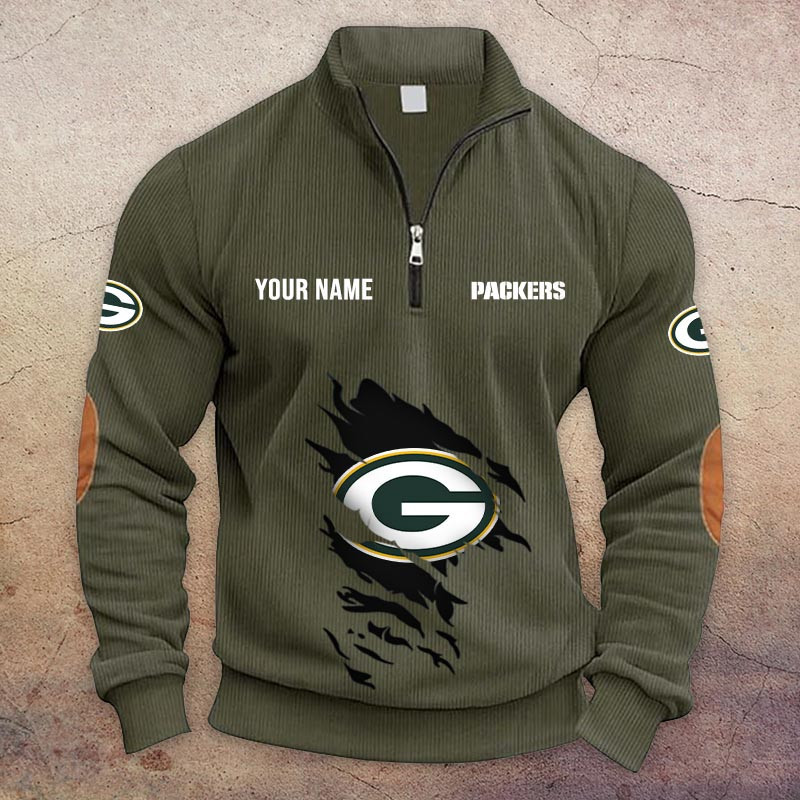 Green Bay Packers Half-Zip Hoodie PB2ZHDA