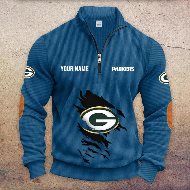 Green Bay Packers Half-Zip Hoodie PB2ZHDA