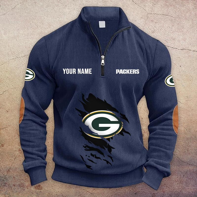 Green Bay Packers Half-Zip Hoodie PB2ZHDA