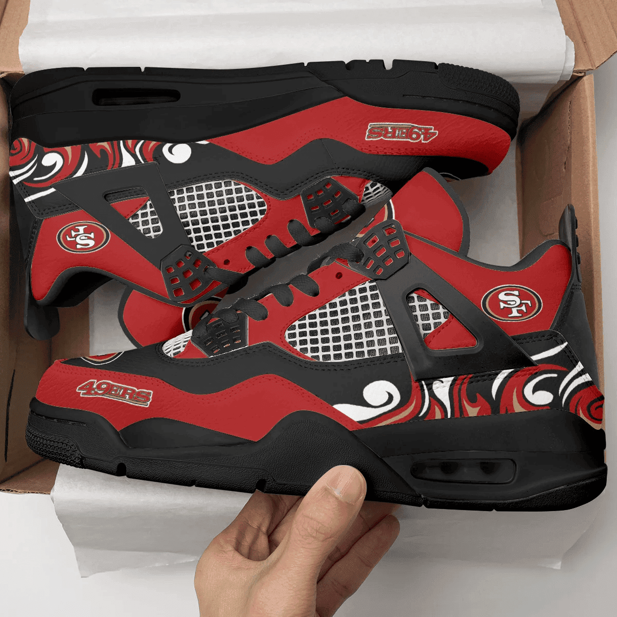 San Francisco 49ers AJ4 Sneaker BG258