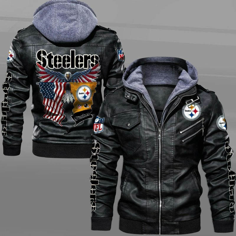 Pittsburgh Steelers Leather Jacket 6NJU8