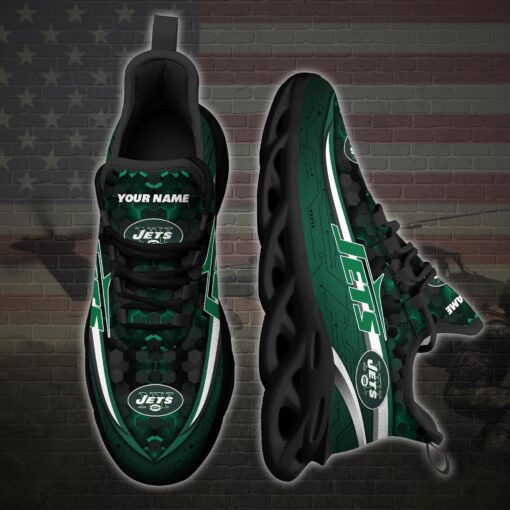 New York Jets Personalized Yezy Running Sneakers PB9P1LO