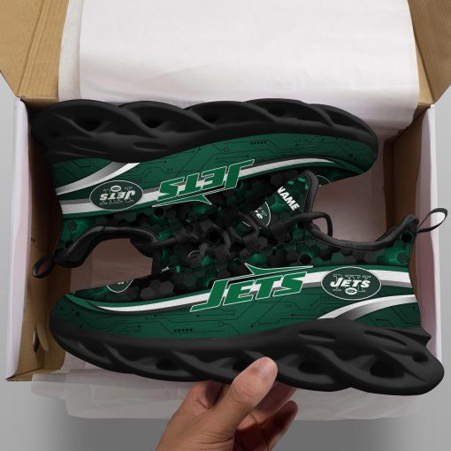 New York Jets Personalized Yezy Running Sneakers PB9P1LO