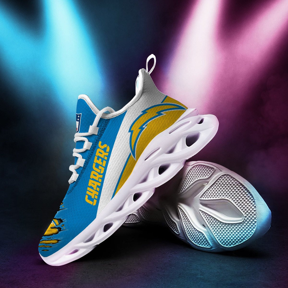 Los Angeles Chargers Yezy Running Sneakers PBR2EIM