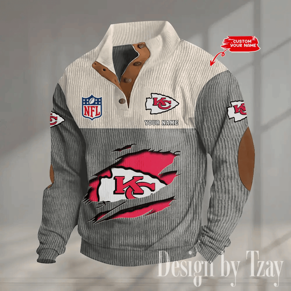SPECIAL LIMITED EDITION IN 2025 - Kansas City Chiefs Double Stand Collar Sport Hoodies PBJQ7UZ