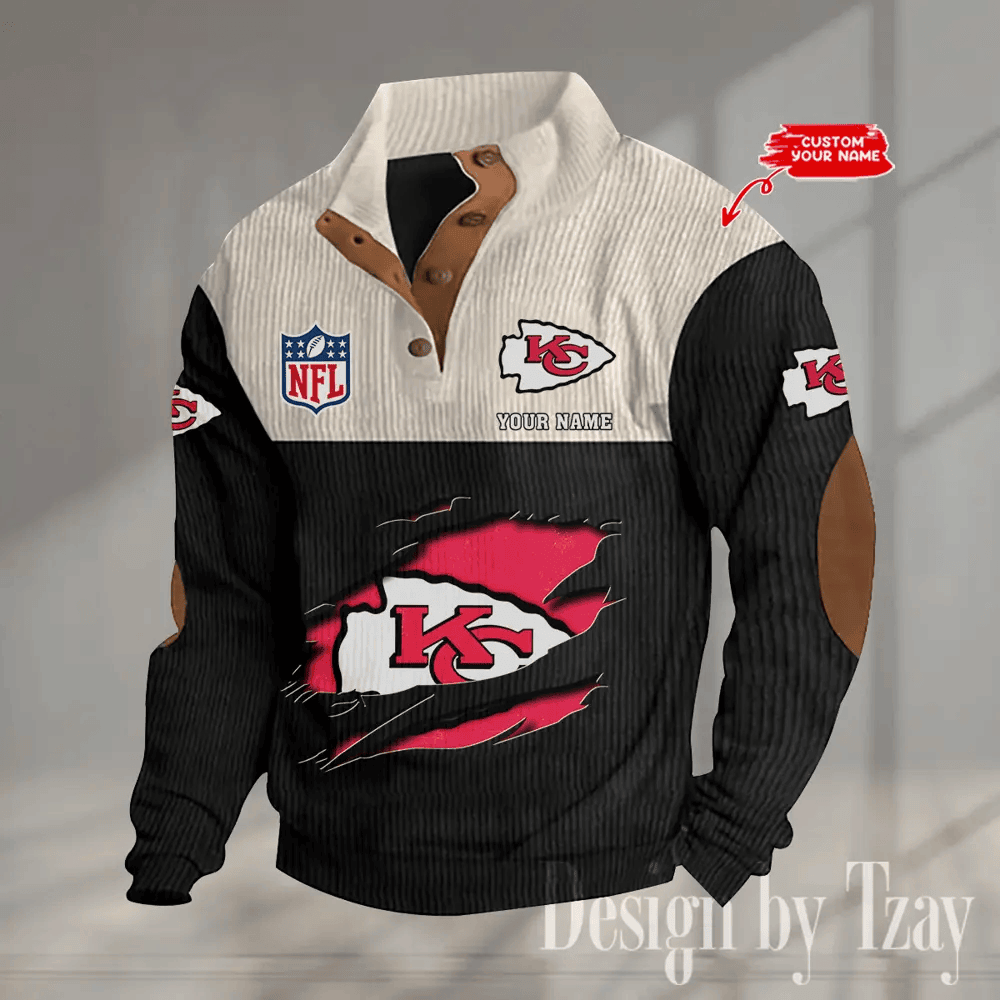SPECIAL LIMITED EDITION IN 2025 - Kansas City Chiefs Double Stand Collar Sport Hoodies PBJQ7UZ