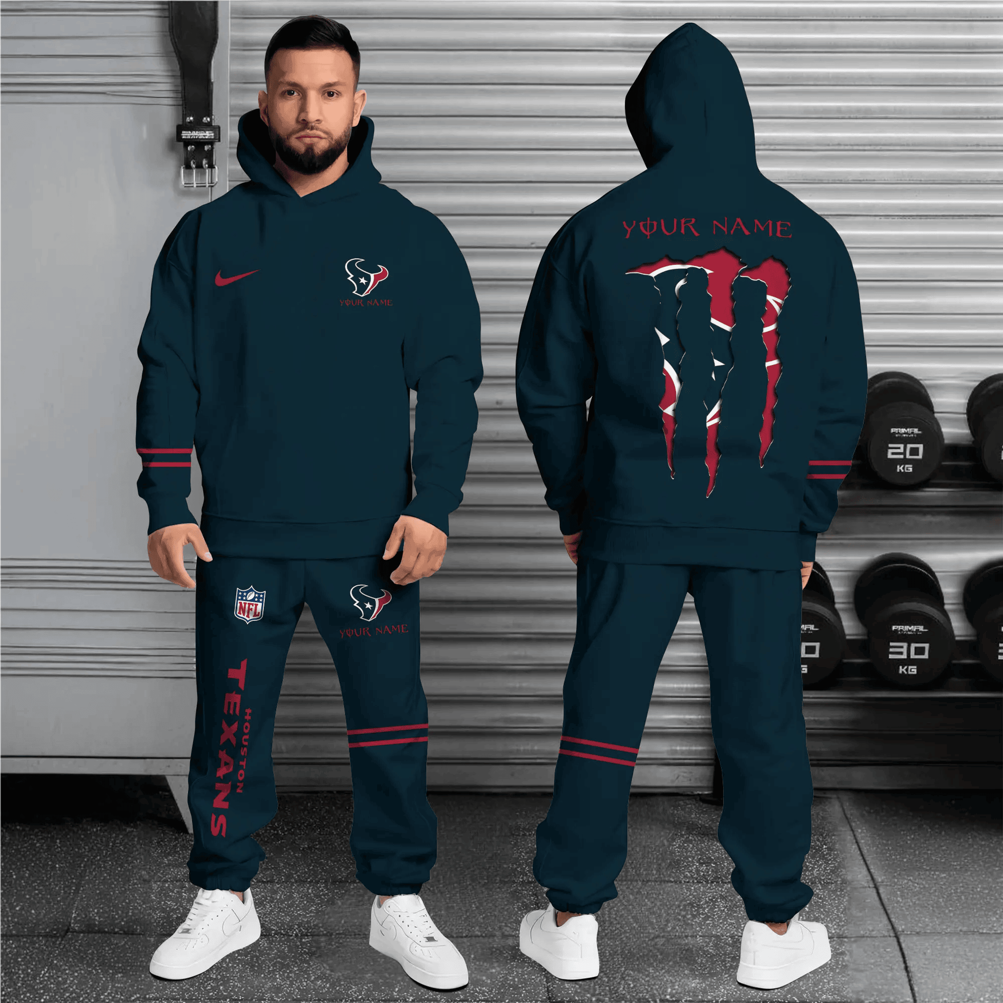 Houston Texans All Over Printed Combo Style AZCBHDJG465