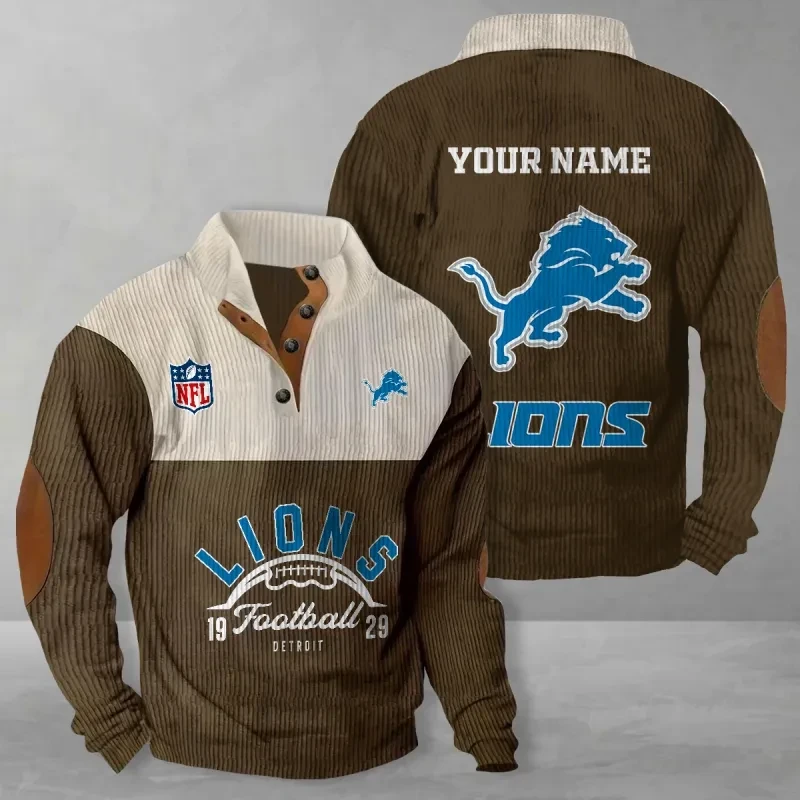 Detroit Lions Sports Sweatshirt Hoodie PBT2CO2